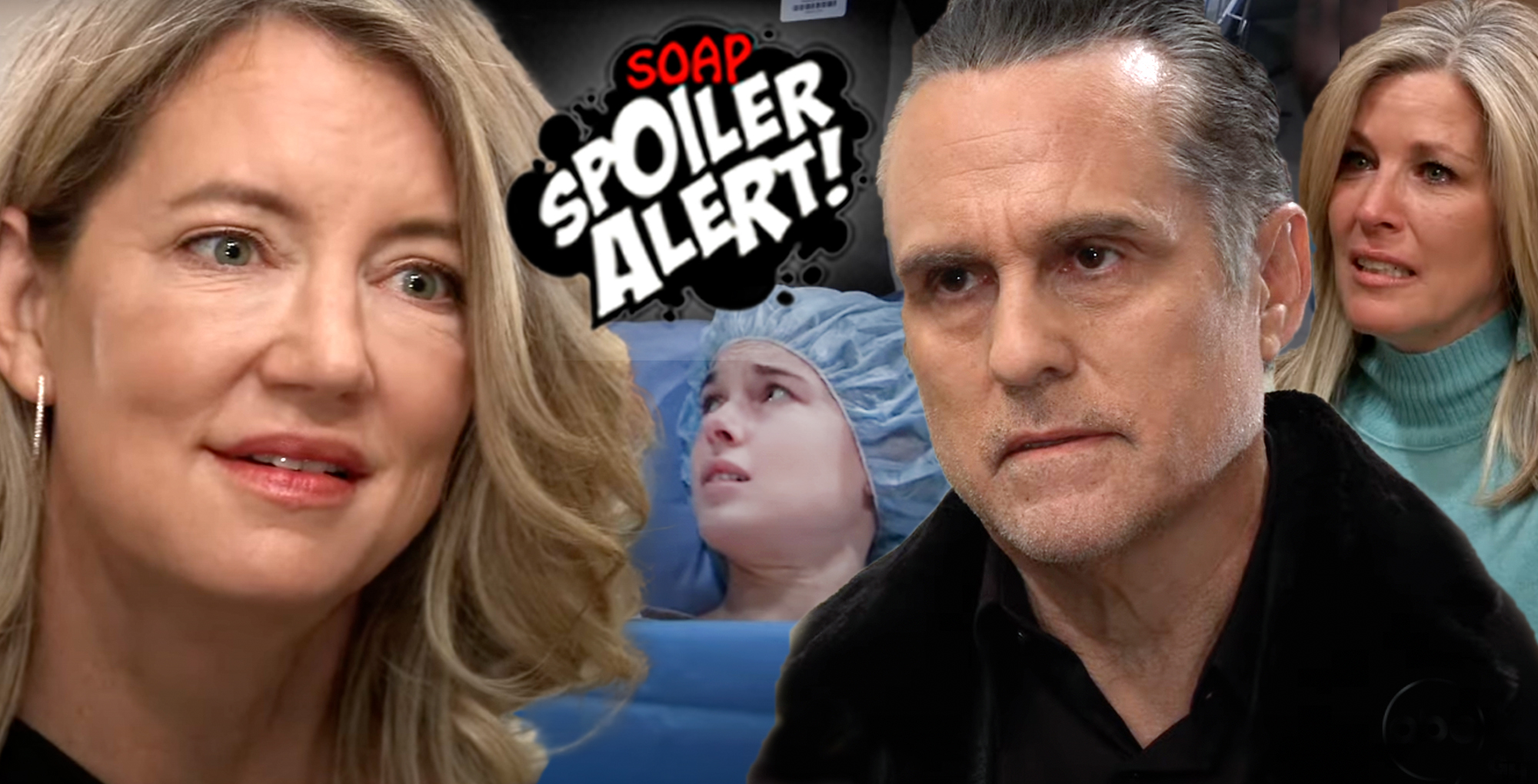 gh spoilers montage of nina, willow during surgery, worried sonny and carly