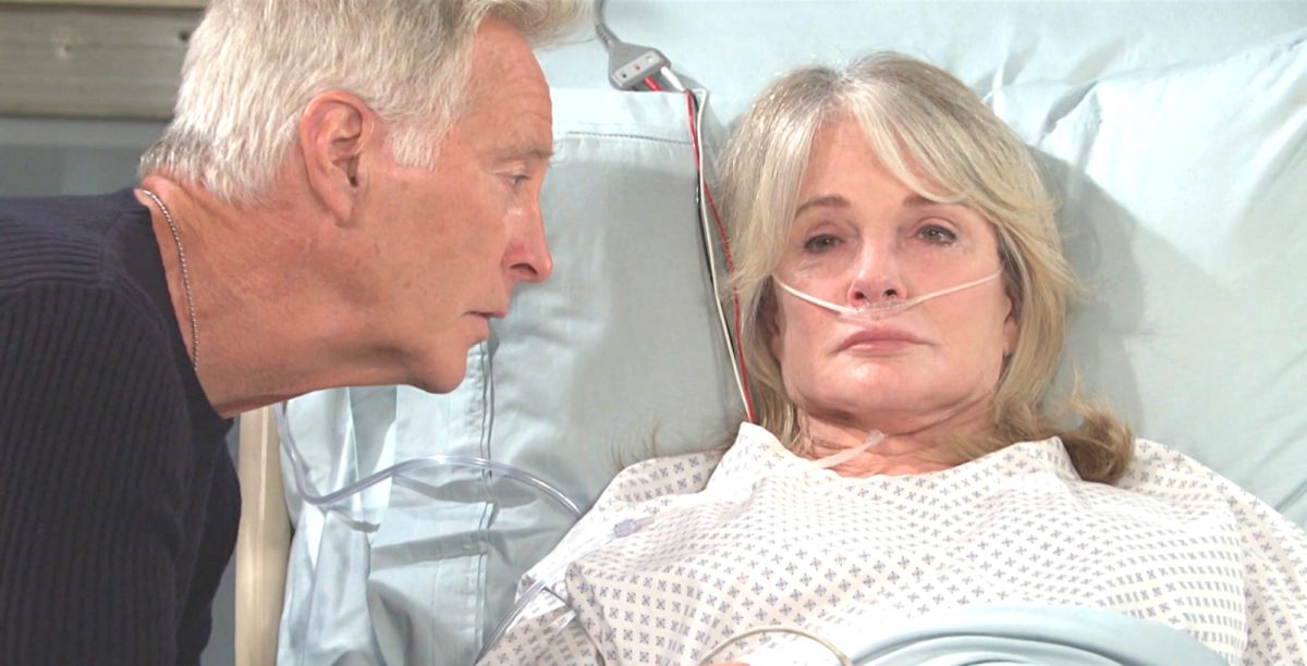 john black sits at marlena's bedside in the hospital as she lays dying in days of our lives recap