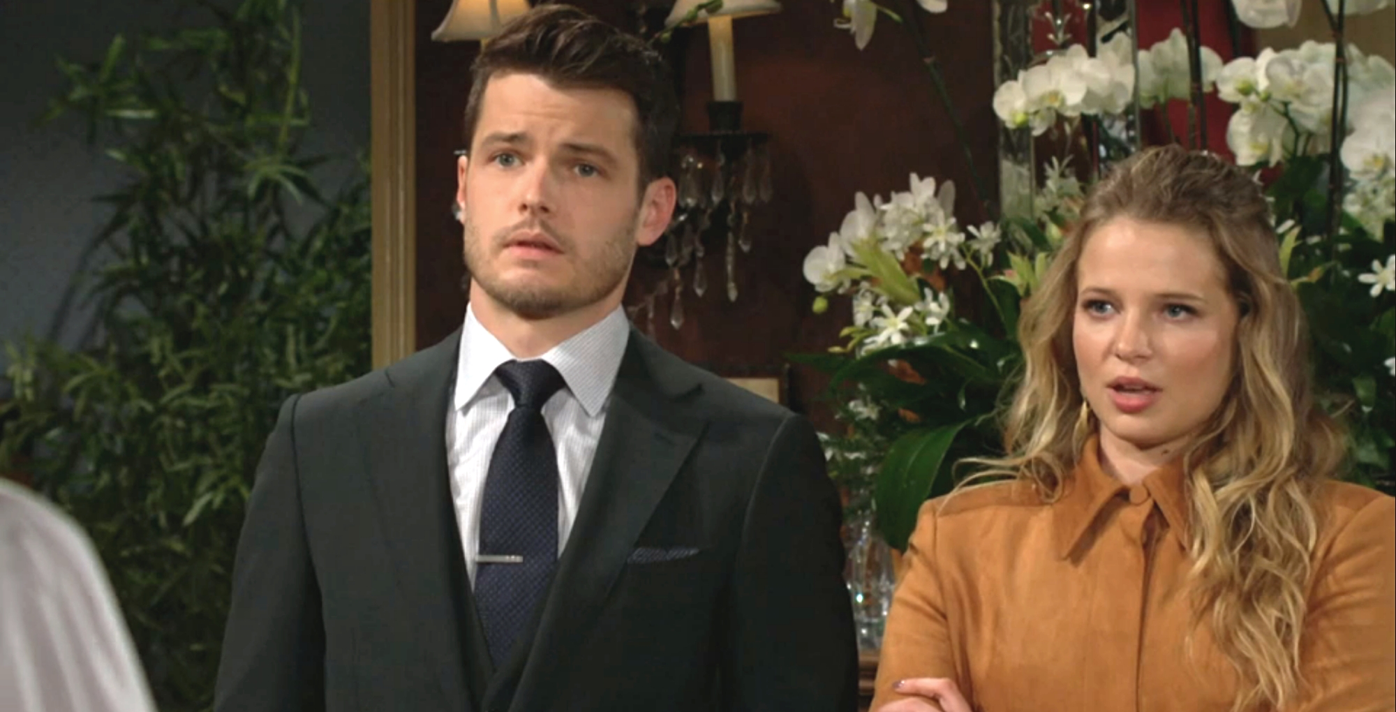 young and the restless recap kyle abbott and summer look to be in shock