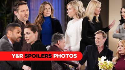 Y&R Spoilers Photos: Tense Encounters And Happy Reunions
