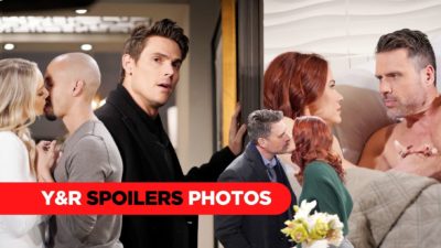 Y&R Spoilers Photos: Romantic Kisses And Angst