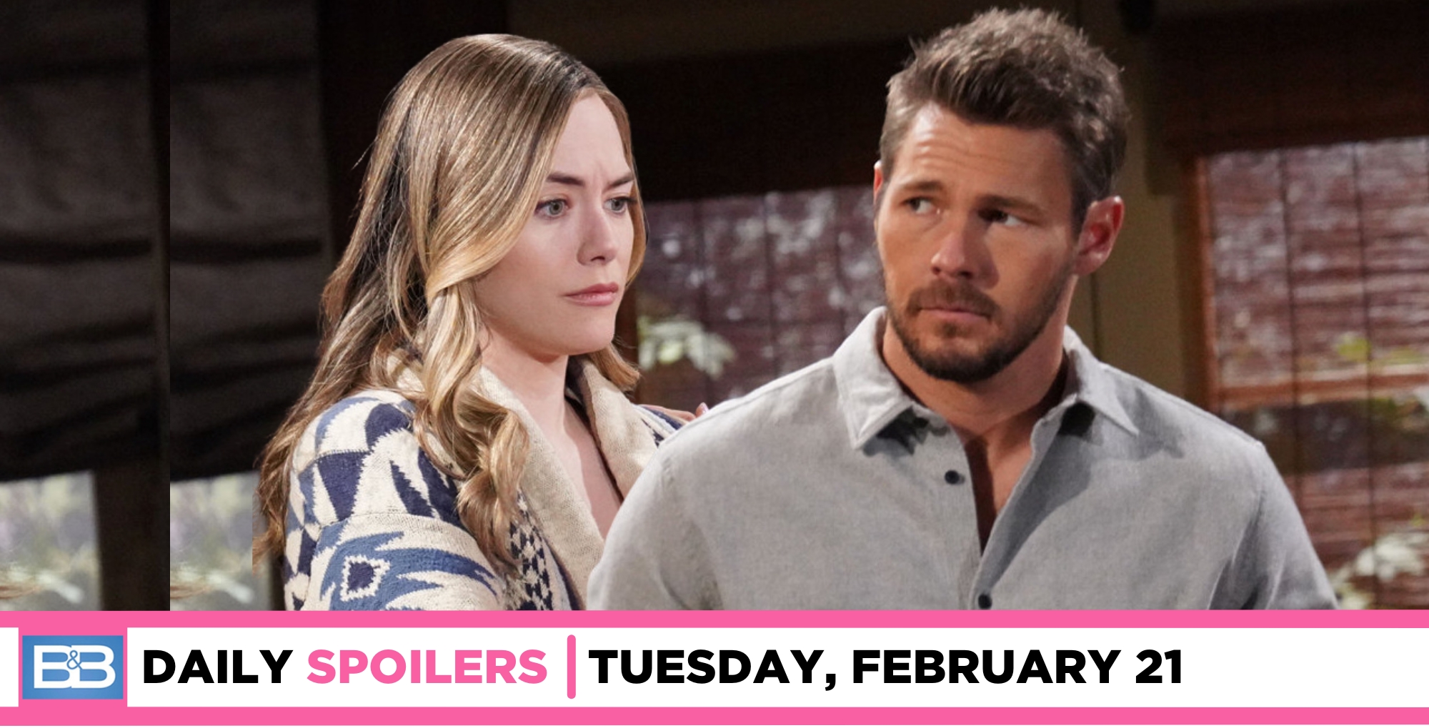 Bold And The Beautiful Spoilers Liam Tries To Soothe Hopes Broken Heart 