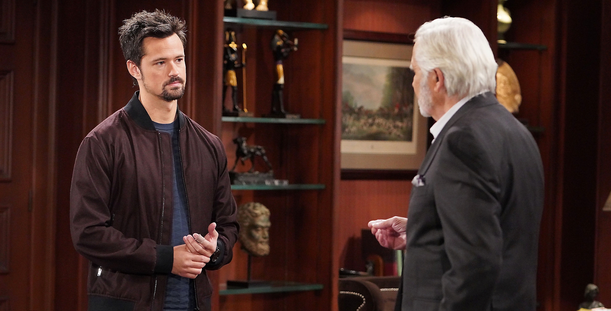 bold and the beautiful spoilers for february 16 have thomas asking his grandpa eric for his job back