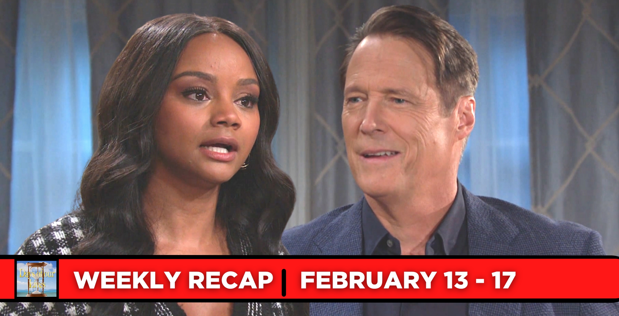 days of our lives recaps for february 13-february 17, 2023 two images chanel and jack