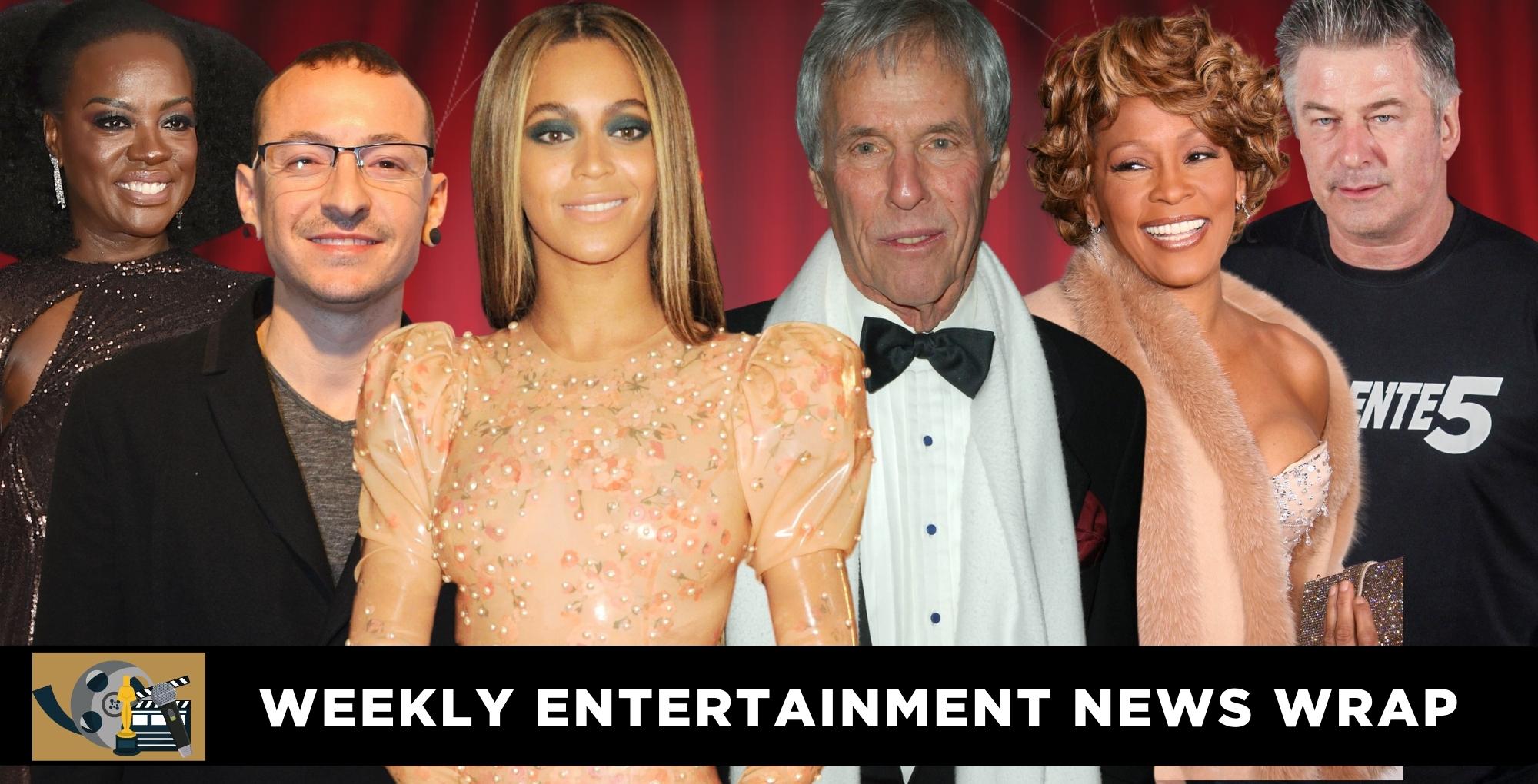 Star-Studded Celebrity Entertainment News Wrap Graphic with banner