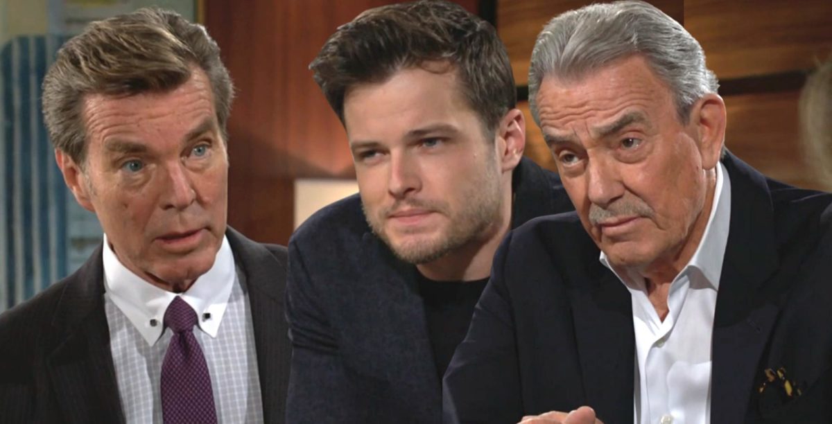 jack abbout, kyle abbott, and victor newman clash on young and the restless