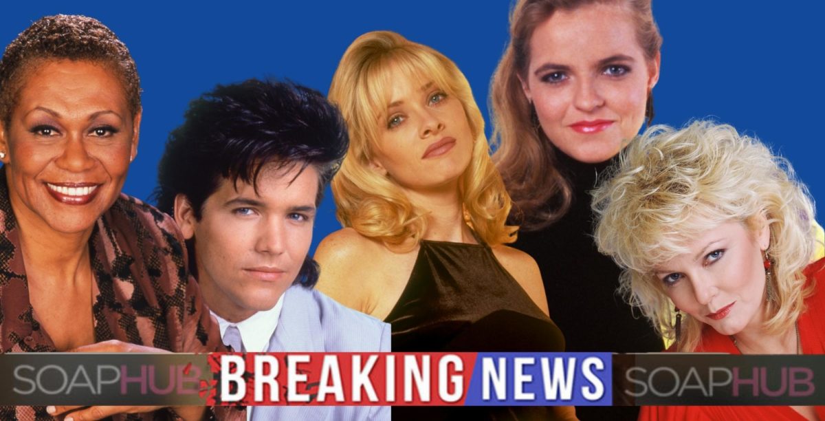michael damian, tricia ast, veronica redd, patty Weaver, and Barbara crampton return to young and the restless