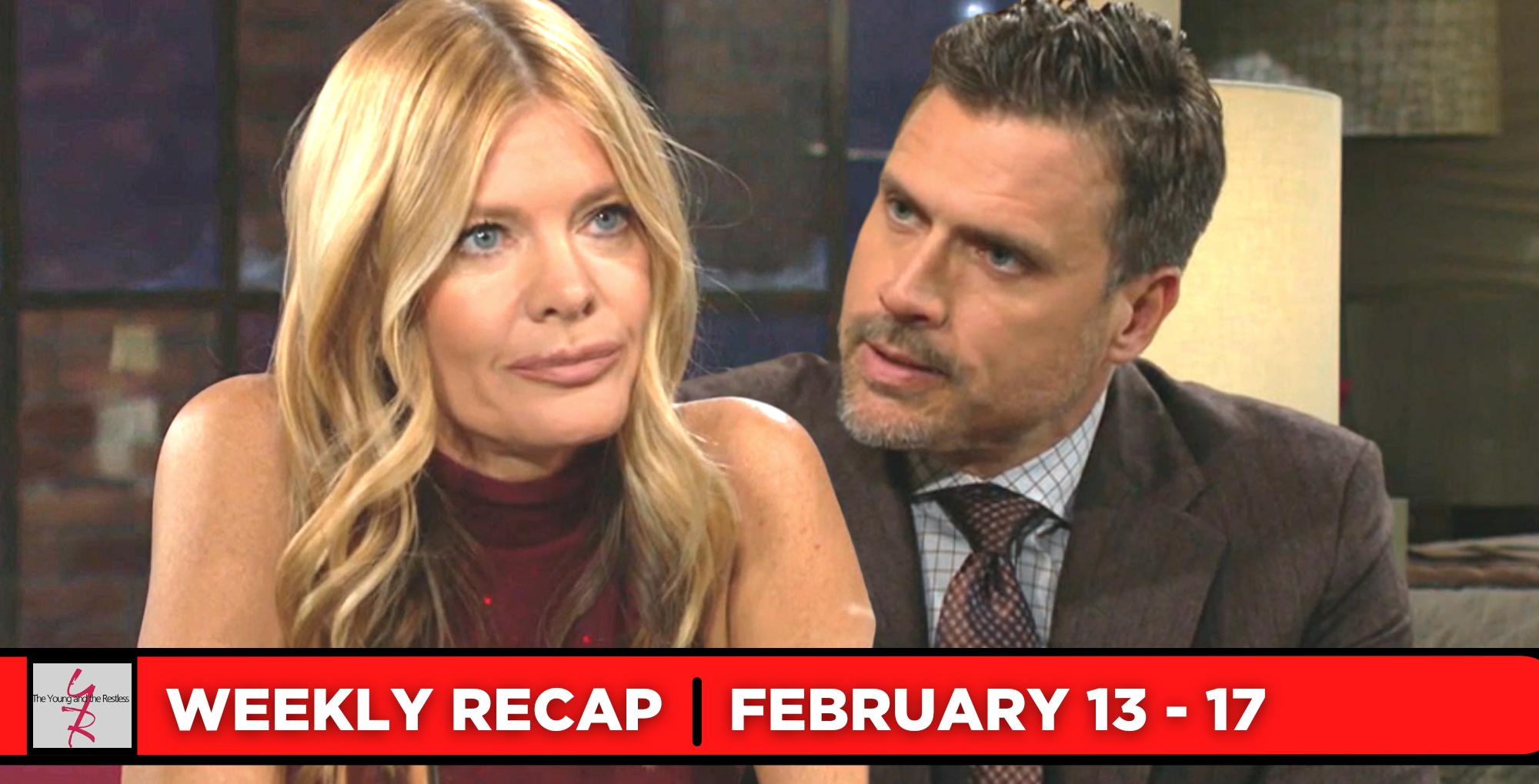 the young and the restless recaps for february 13-february 17, 2023 two images phyllis and nick