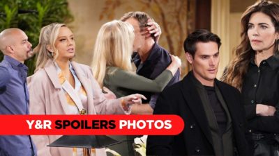 Y&R Spoilers Photos: Passionate Kisses And Hostile Business