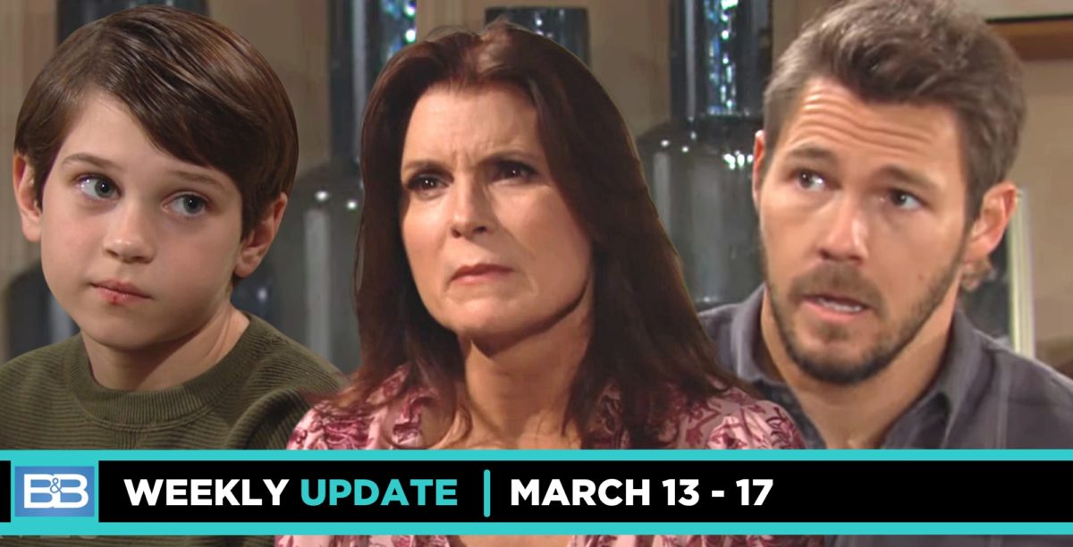 b&b spoilers weekly update feature douglas, sheila, and liam.