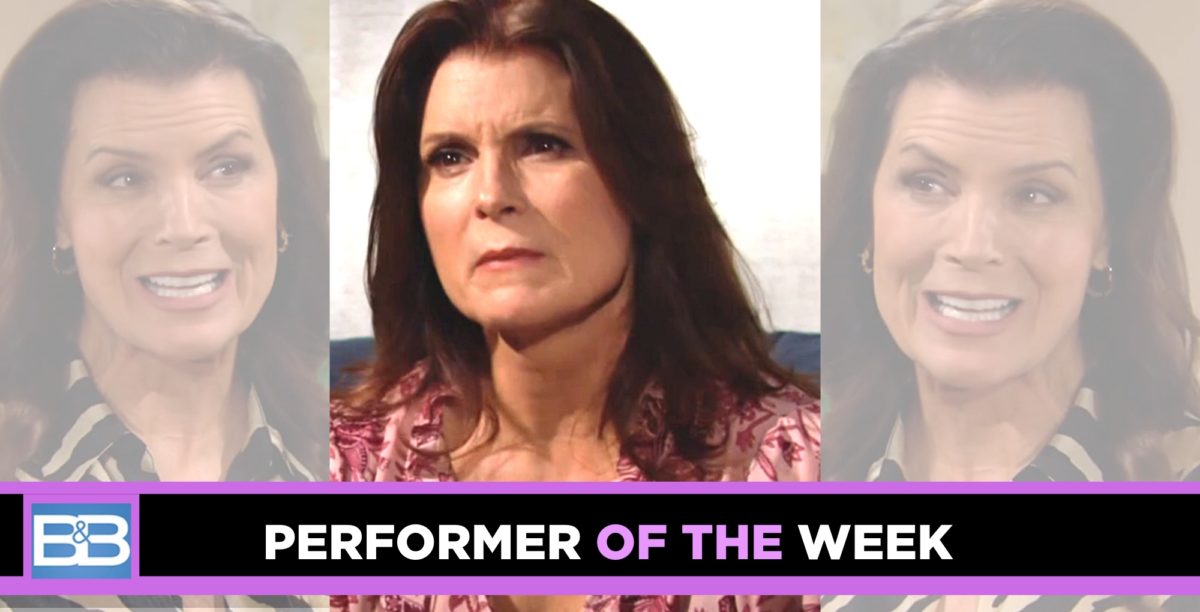 Kimberlin Brown showed a vulnerable side to Sheila on The Bold and the Beautiful.