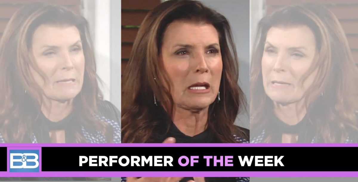 kimberlin brown took sheila carter to new heights and new depths on bold and the beautiful.