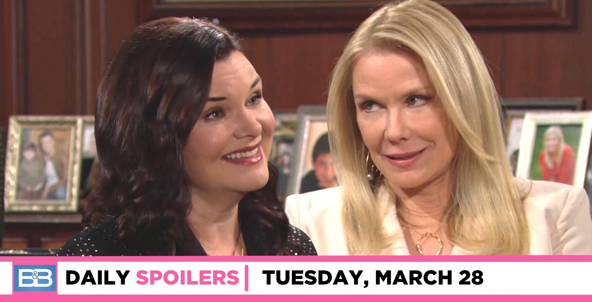 Bold And The Beautiful Spoilers: Brooke Offers Katie Relationship Advice