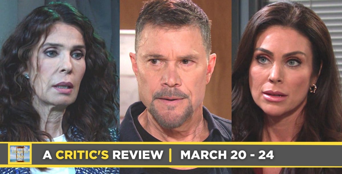 tdays of our lives critic's review for march 20 – march 24, 2023, three images hope, bo, chloe