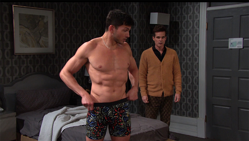 days of our lives recap for tuesday, march 14, 2023, leo got quite a sight of alex in his underwear