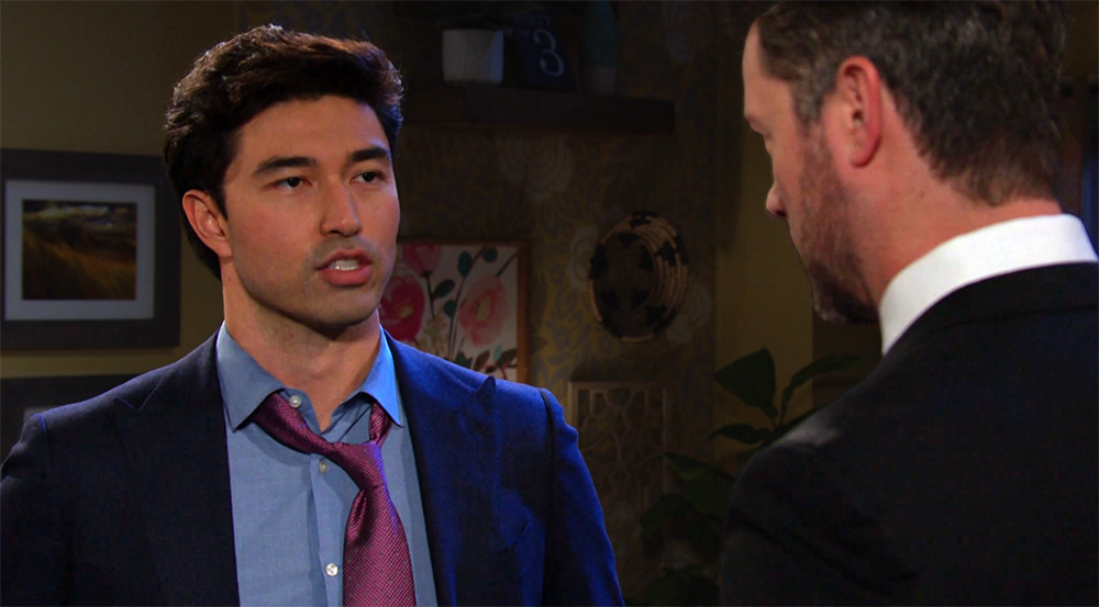 days of our lives recap for tuesday, march 28, 2023, li shin was surprised by ej dimera