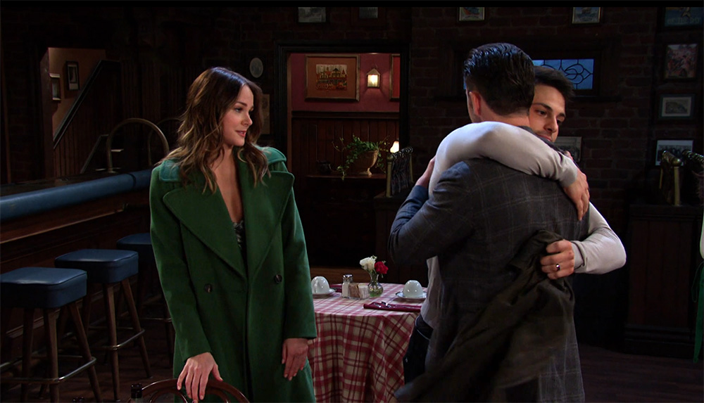 days of our lives recap for thursday, march 2, 2023 sonny hugs chad one last time as stephanie watches