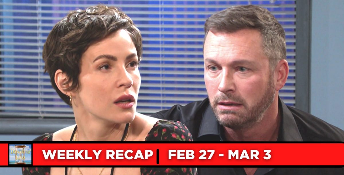 days of our lives recaps for february 27-march 3, 2023 two images sarah and brady