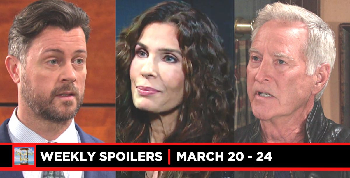 days of our lives spoilers for march 20 – march 24, 2023, three images ej, hope, and john