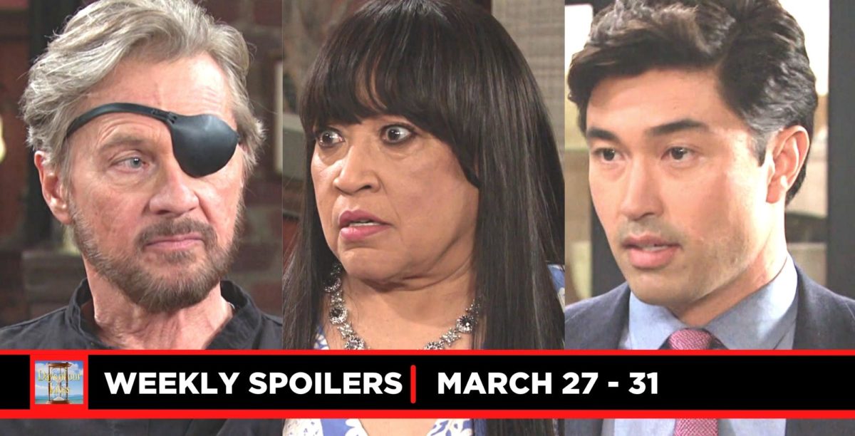 days of our lives spoilers for march 27 – march 31, 2023, three images steve, paulina, li