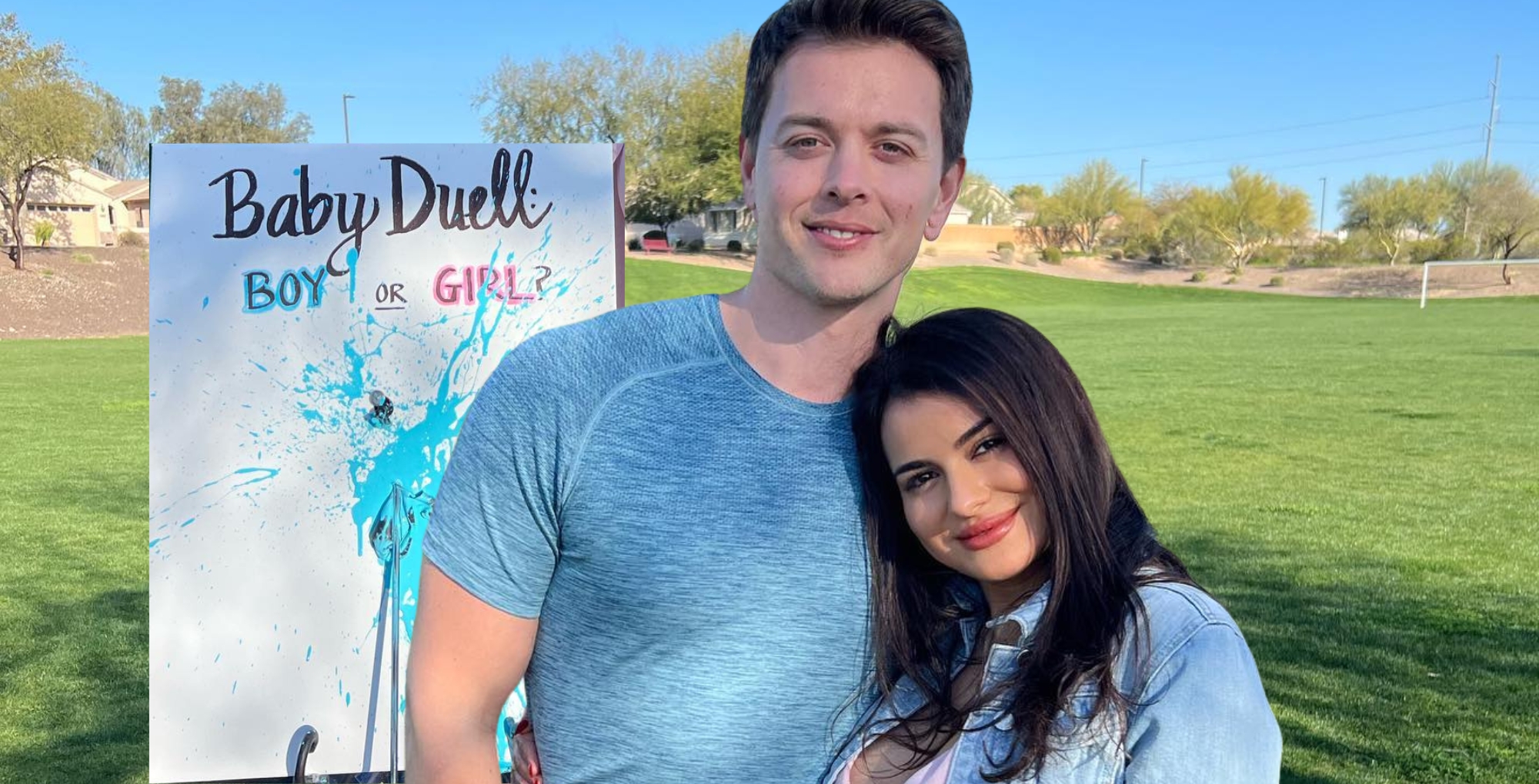 general hospital star chad duell and luna lucci announce they're having a baby.