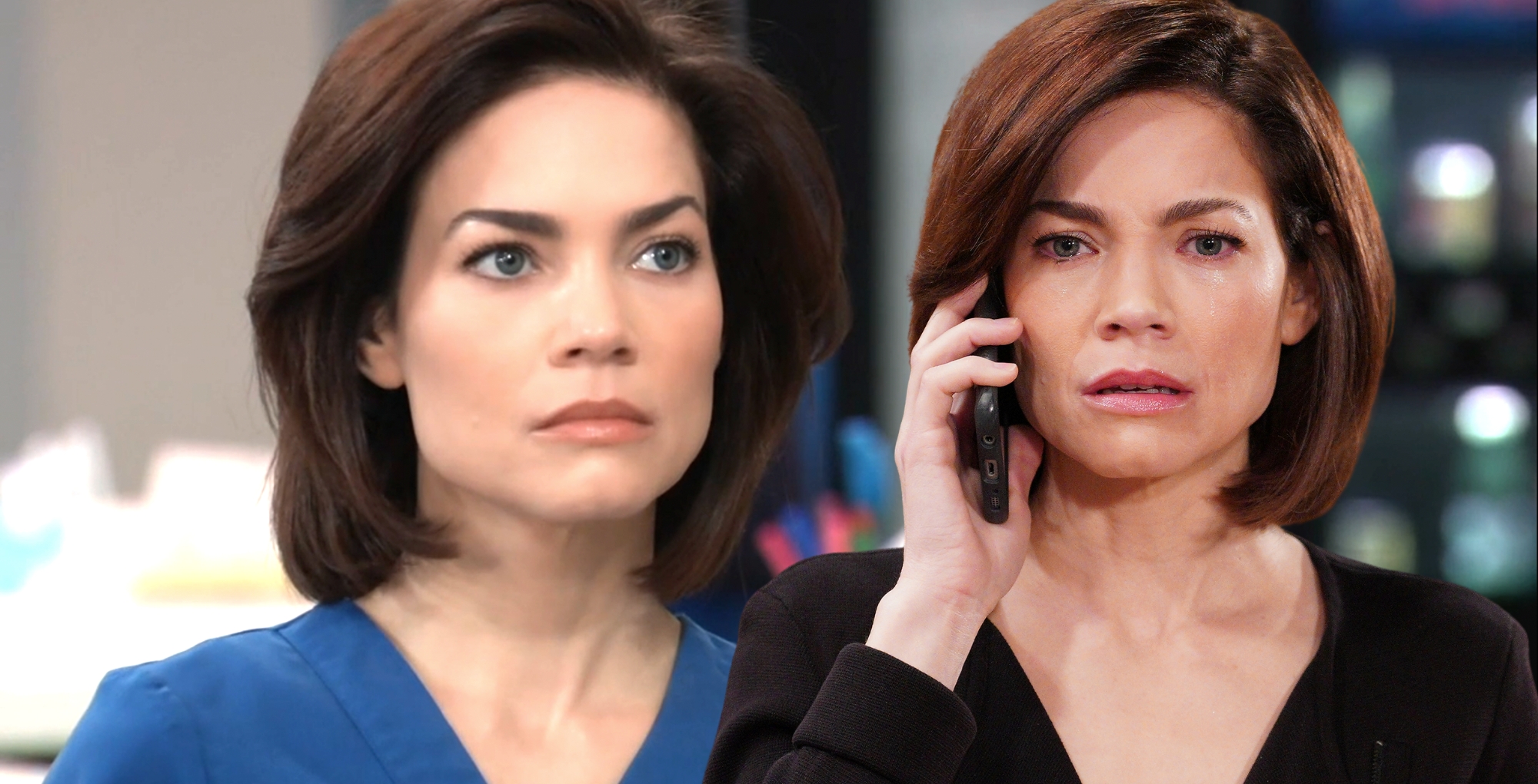 liz webber is the perfect choice for general hospital head nurse, two images