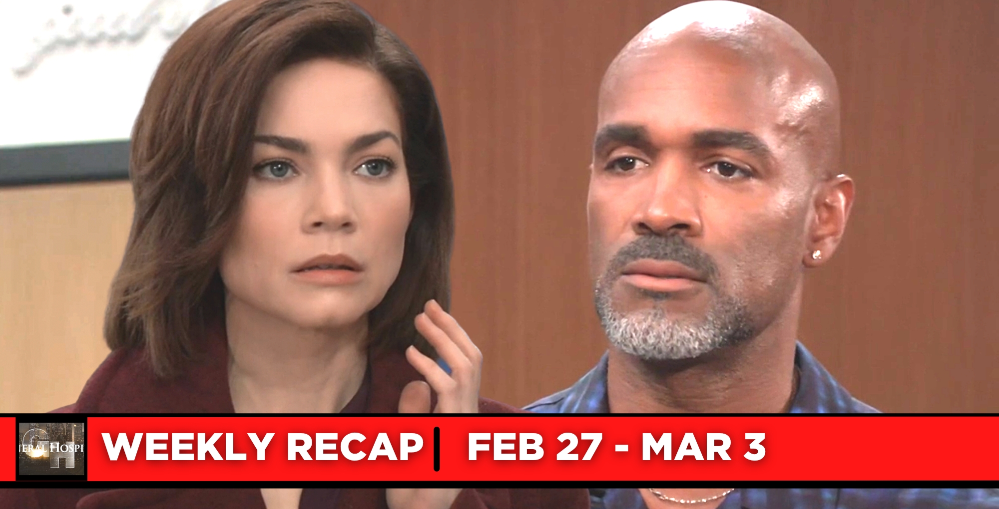 general hospital recaps for february 27-march 3, 2023 two images elizabeth and curtis