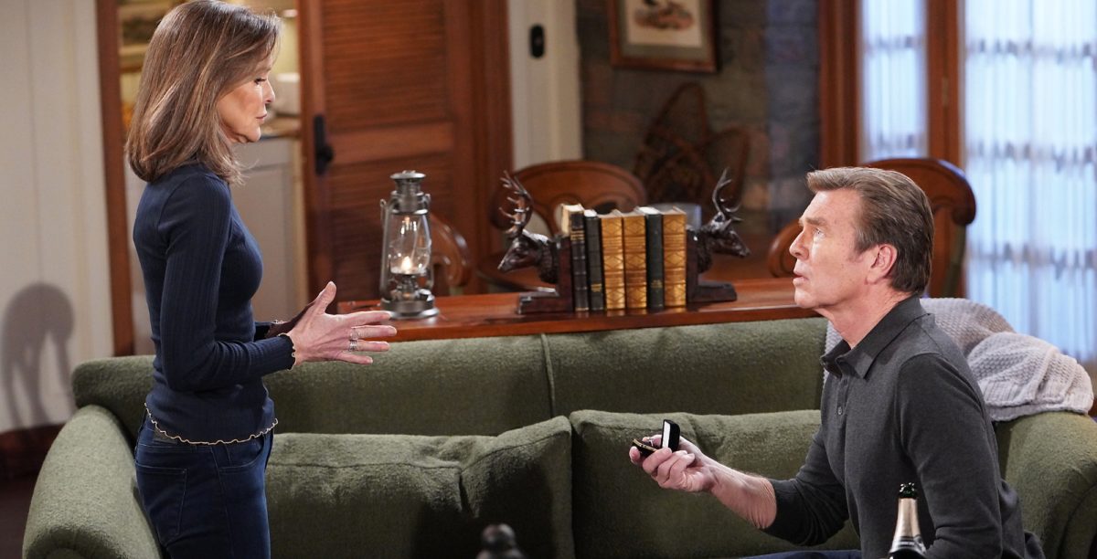 young and the restless recap for march 6, 2023 has jack abbott on one knee proposing to diane