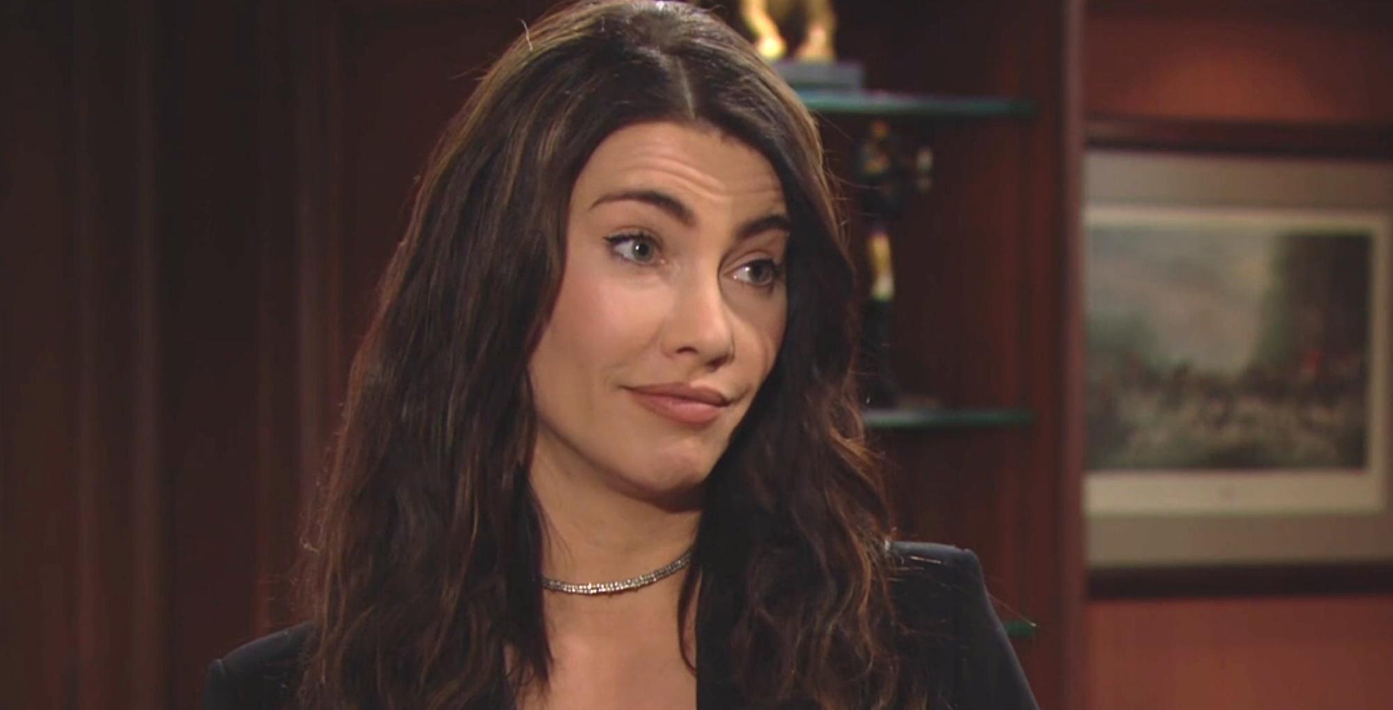 the bold and the beautiful recap for tuesday, march 21, 2023 steffy forrester with quite the expression on her face.