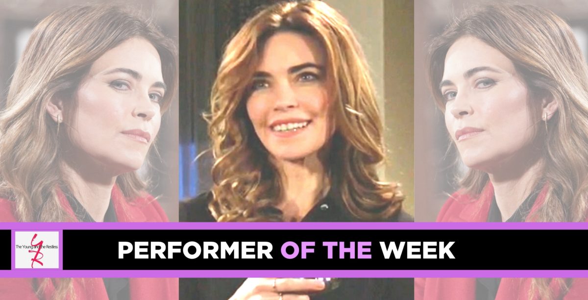 amelia heinle the young and the restless performer of the week
