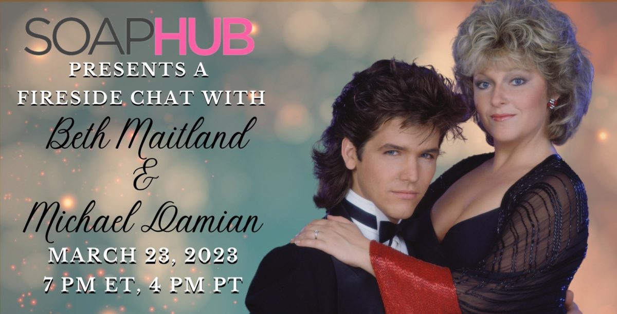 The Young and the Restless stars Michael Damian and Beth Maitland are visiting Soap Hub. 