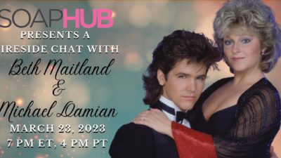 Join Y&R’s Beth Maitland & Michael Damian for a Soap Hub Fireside Chat