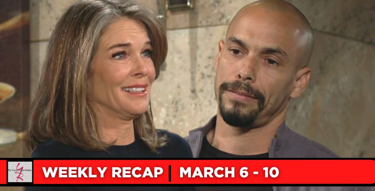 the young and the restless recaps for march 6-march 10, 2023 two images diane and devon