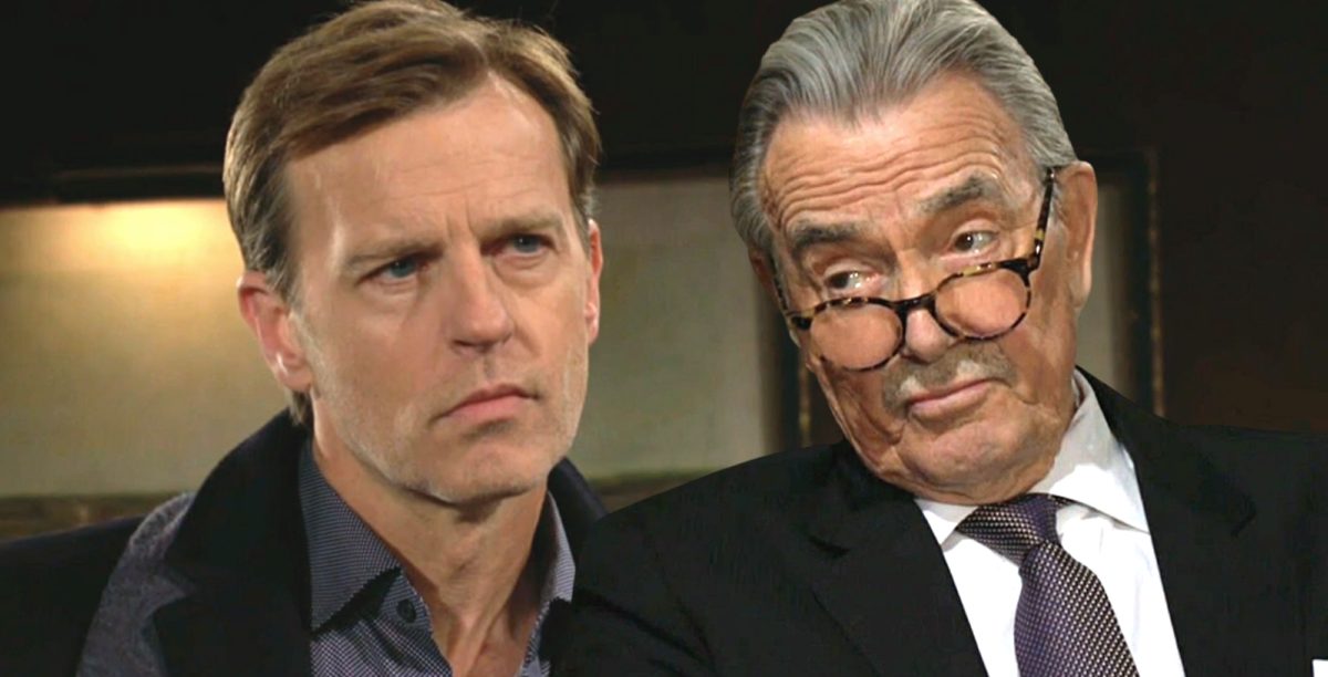 young and the restless tucker mccall and victor newman clash