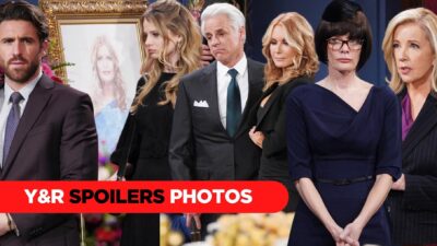 Y&R Spoilers Photos: Everyone Gathers To Mourn A Not-Dead Phyllis