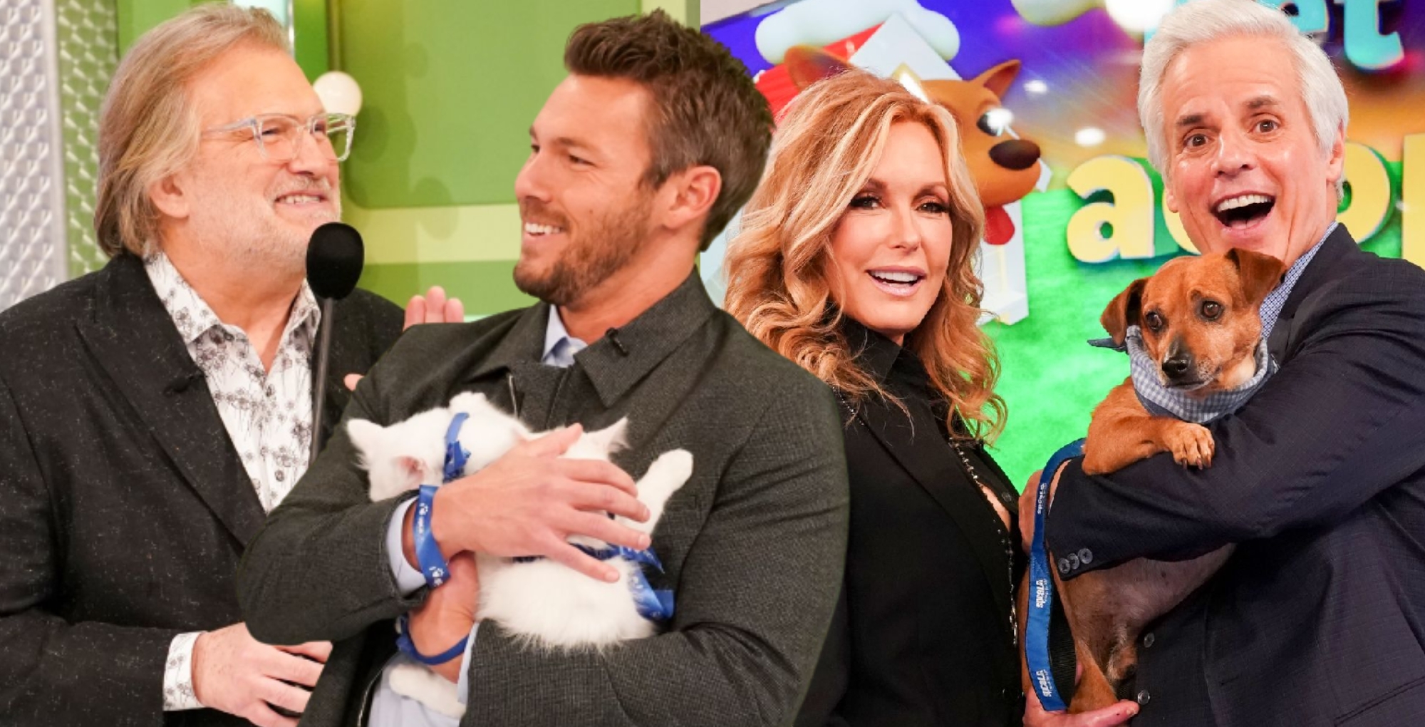 tracey bregman christian le blanc and scott clifton visit the price is right.