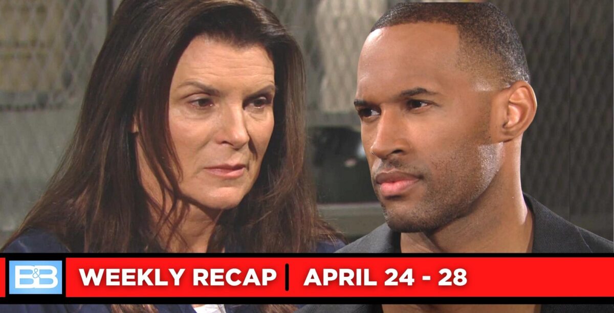the bold and the beautiful recap for april 24-april 28, 2023, two images carter and sheila