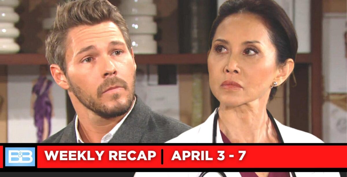 the bold and the beautiful recaps for april 3 – april 7, 2023, two images liam and li