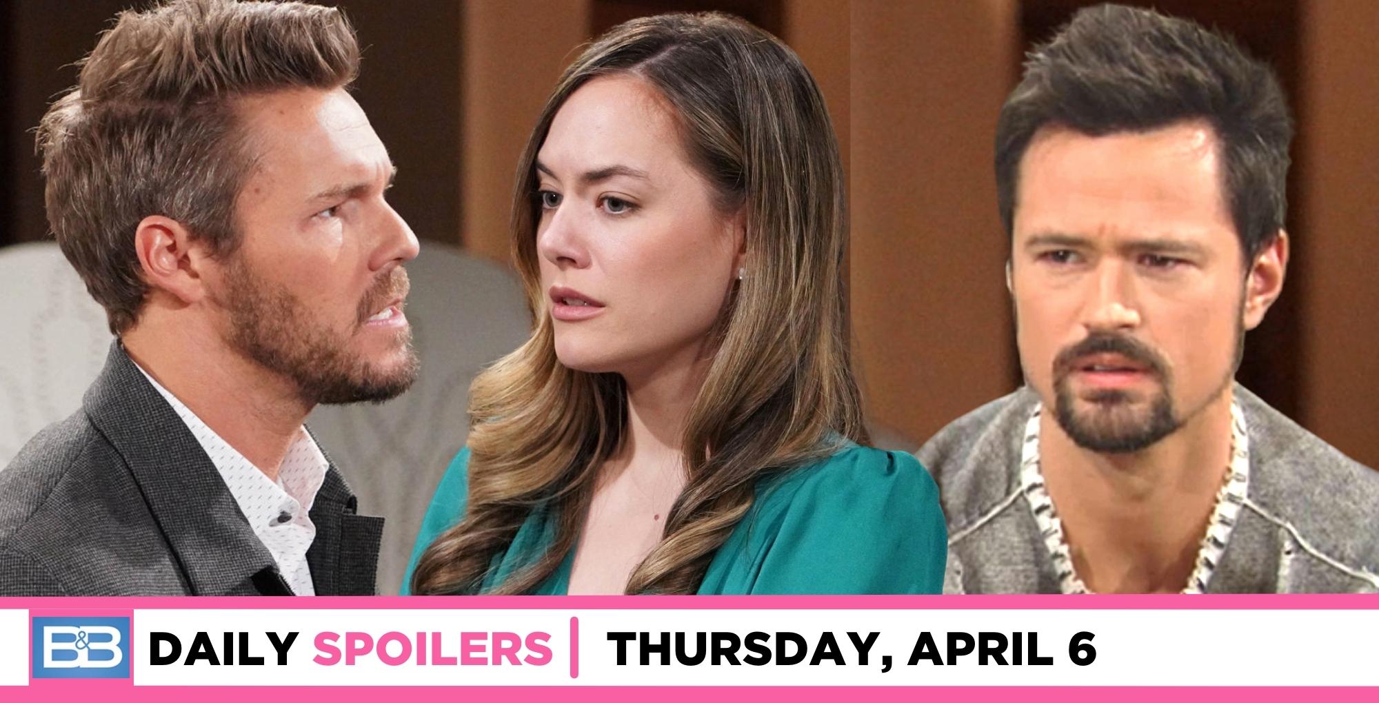 Bold and the Beautiful Spoilers: Hope Panics Her Marriage Is Ruined