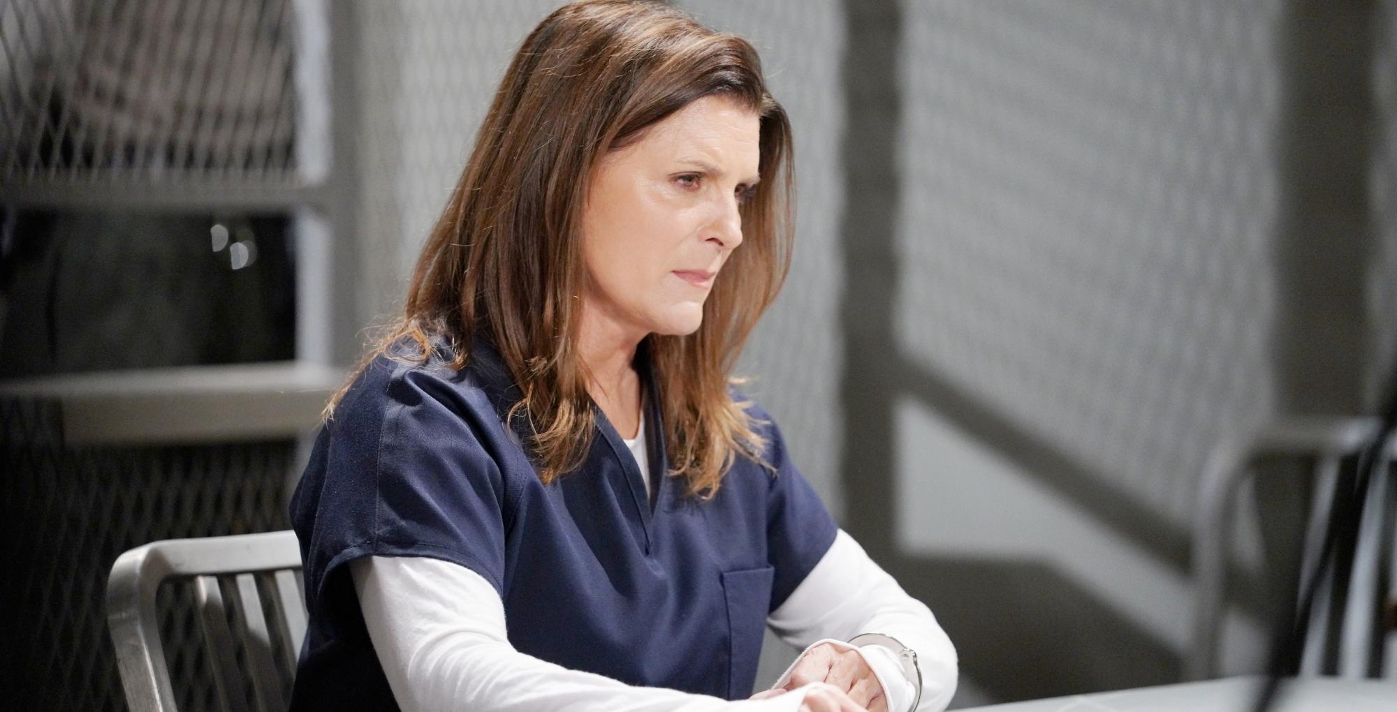 the bold and the beautiful spoilers for april 21, 2023, has sheila carter in jail dropping a bomb.