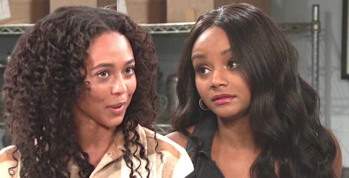 talia hunter has caught chanel dupree eye or has she on days of our lives.