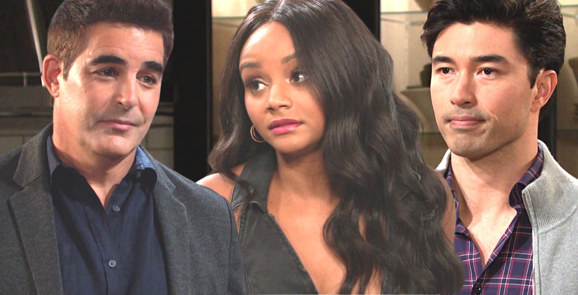 rafe hernandez, chanel dupree, and li shin of days of our lives.