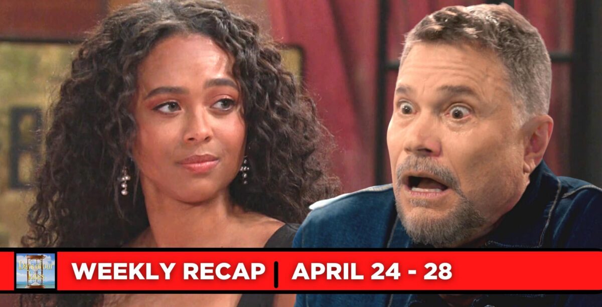 days of our lives recap for april 24-april 28, 2023, two images talia and bo