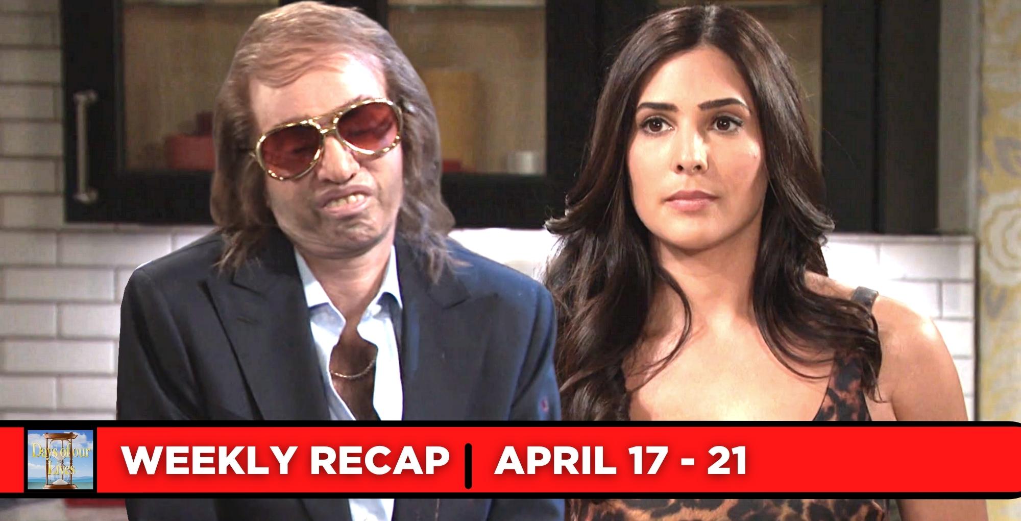 days of our lives recaps for april 17-21, 2023, two images thomas and gabi