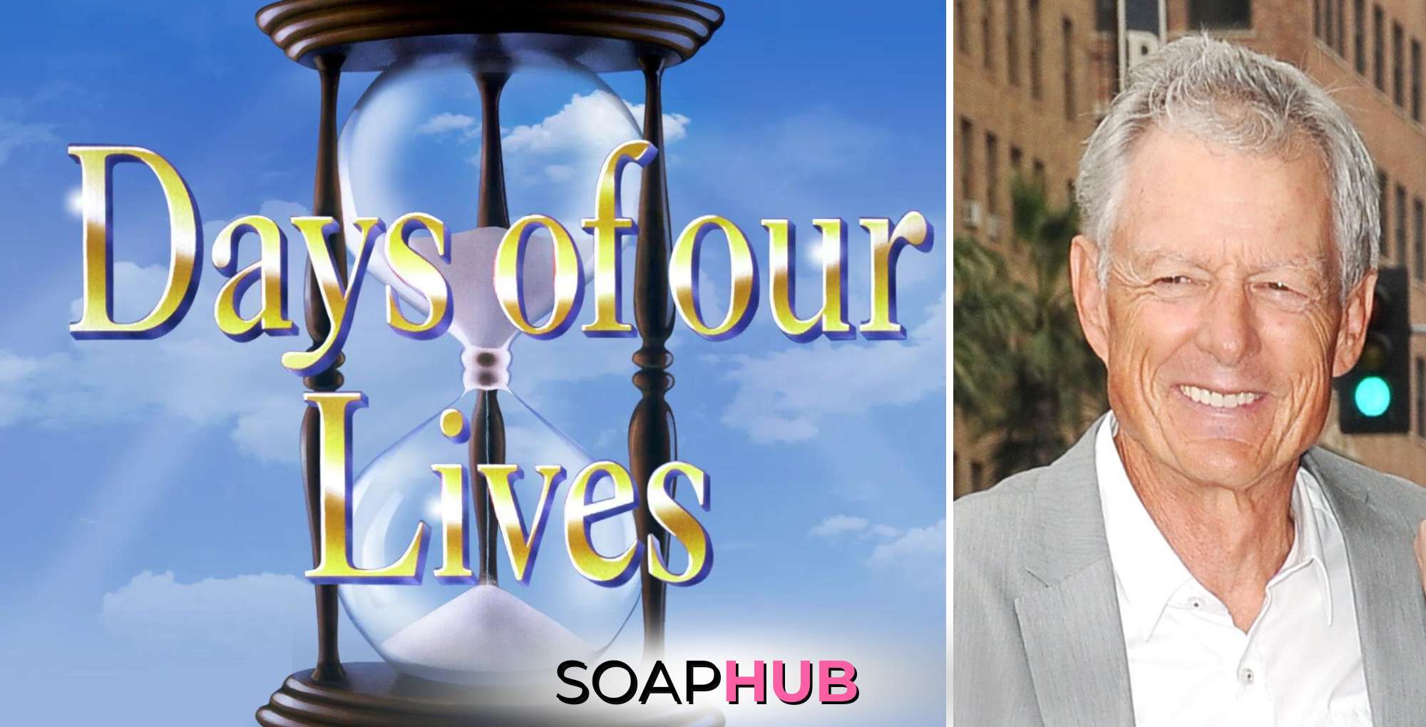 Days of our Lives Wayne Northrop with the Soap Hub logo across the bottom.