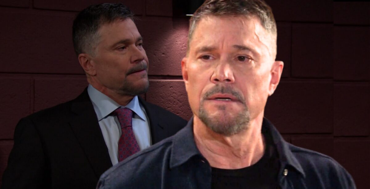double image of bo brady who is back on days of our lives.