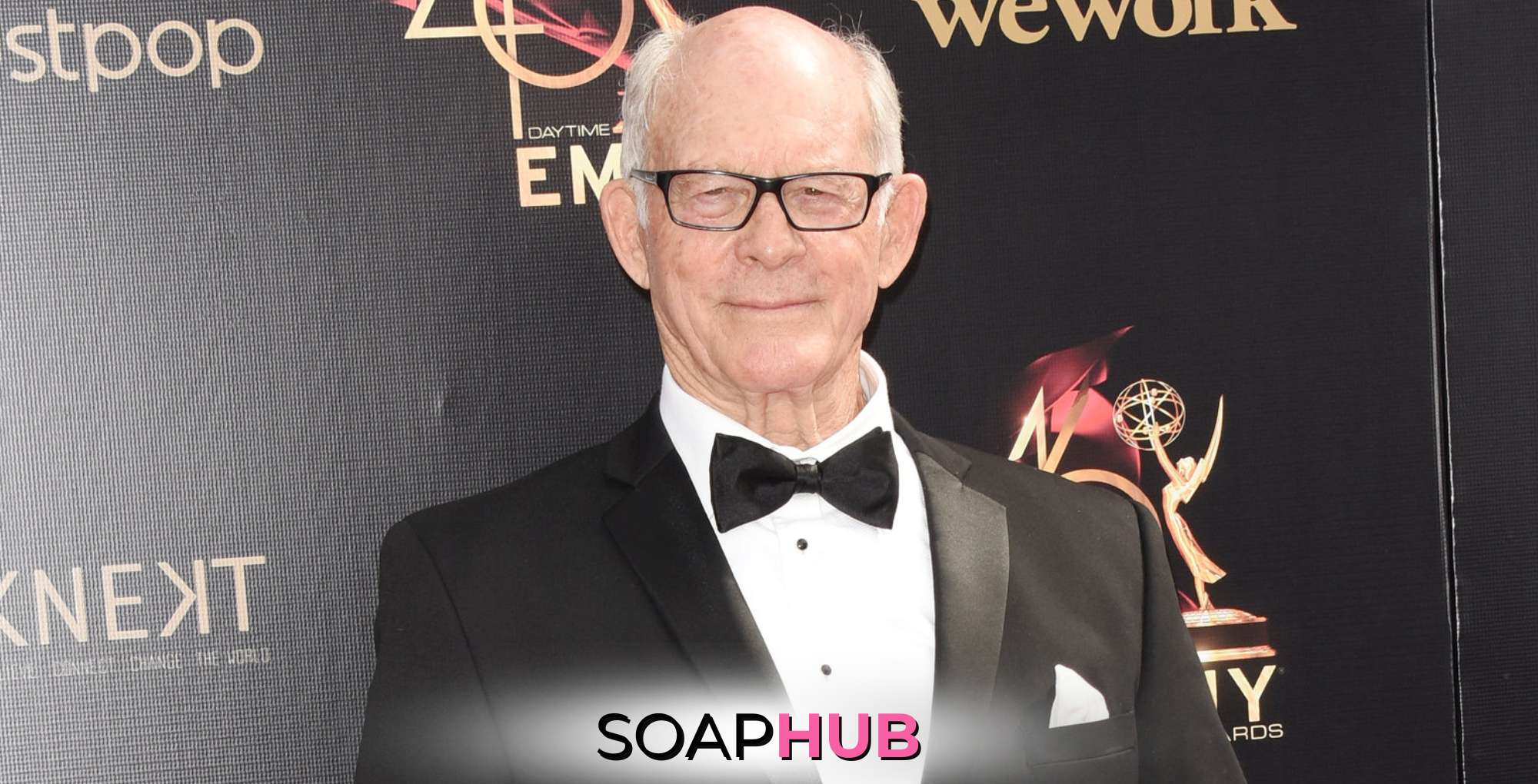 General Hospital star Max Gail with the Soap Hub logo across the bottom.