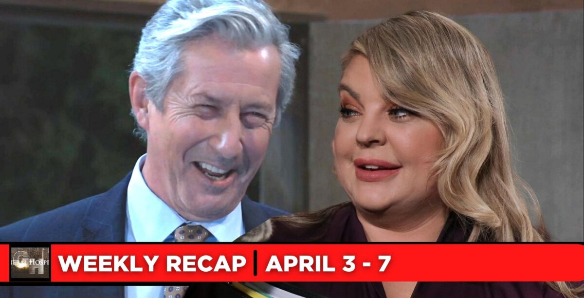 general hospital recaps for april 3 – april 7, 2023, two images victor and maxie