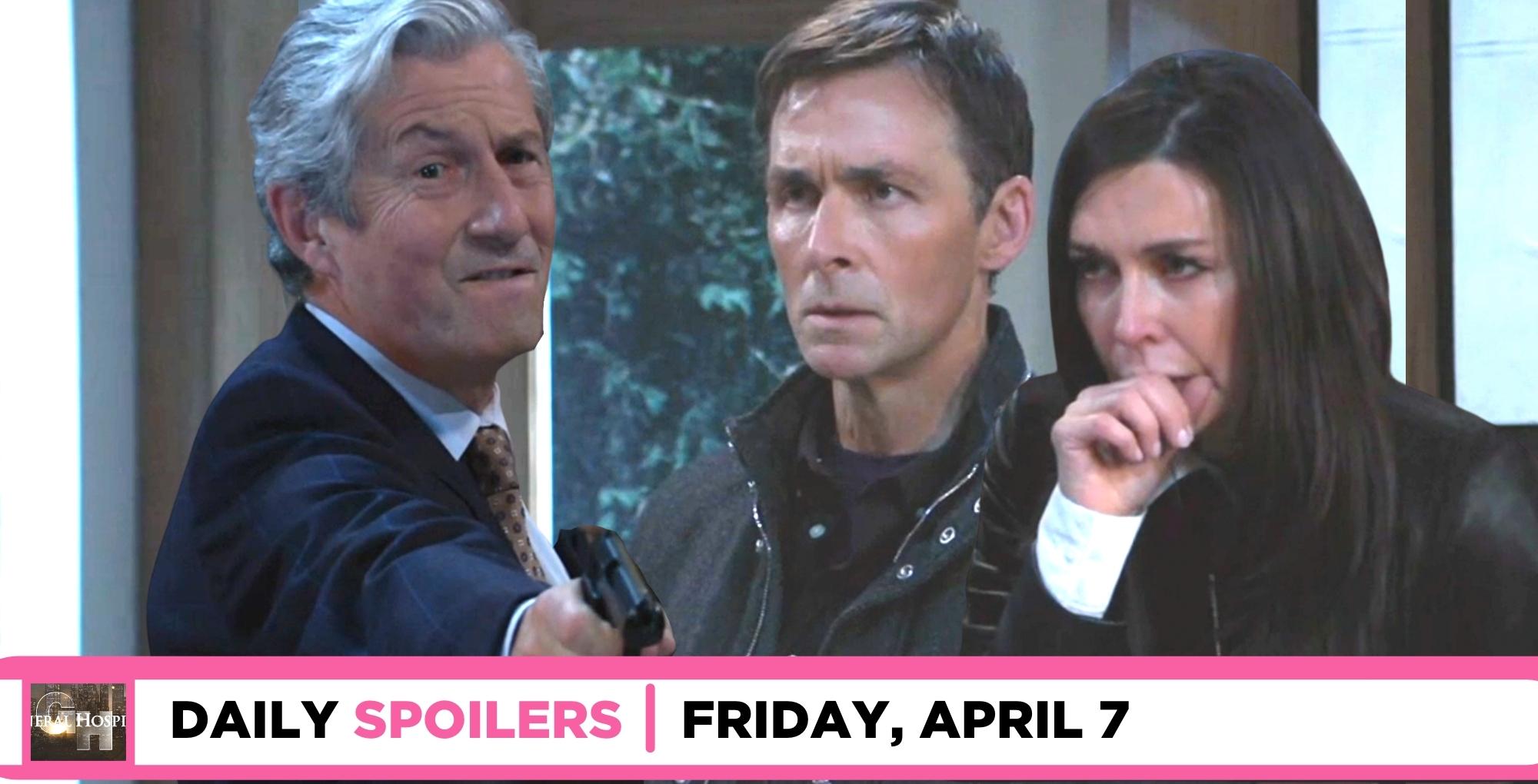 General Hospital Spoilers Will Anna Devane Survive Victor S Point Blank Gunshot