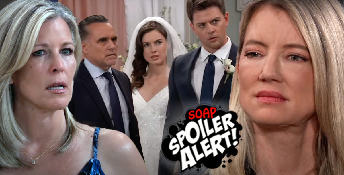 gh spoilers video promo montage of carly, sonny, willow, michael at the wedding and nina.